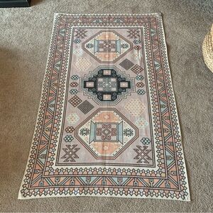 Western inspired boho bohemian wall tapestry rug